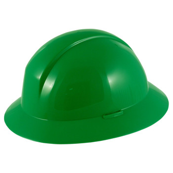 dark green Everest Wide Brim 4-Point Pin Lock Suspension Hard Hat
