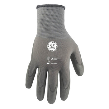 General Electric GG205C Gray Polyurethane Dipped Gloves - Single Pair