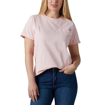 Pink Dickies Women's Short Sleeve T-Shirt