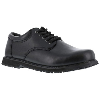 Grabbers Women's Slip Resistant Black Plain Toe Dress Shoes - G112